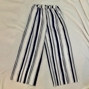 Forever 21 Striped Wide Leg Pants